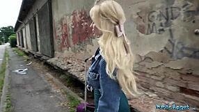 Public agent ruby lee british european curvy blonde big ass big tits pov blowjob cowgirl doggystyle riding orgasm outdoor public hardcore sex