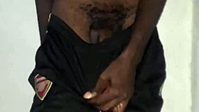 Watch Kenyan Monster Cock Explode In Wild Handjob Wank On Camera!