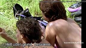 sabine petzl bares her big tits in kommissar rex summer scene