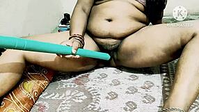 desi mom's friend bends over for rough big cock pounding hindi audio moans