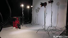 busty blonde rides katrina colt's mouth to cum