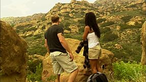 black milf dee fucked outdoors by seth dickens cumshot facial