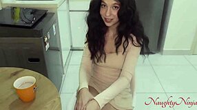 Sterile husband's father breeds curvy pregnant milf taboo creampie