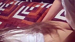 Colegiala Latina Fucks Friend's Girlfriend in Steamy First-Time Creampie