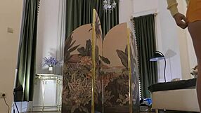 Sexy Brunette Babe Tries Lingerie And Miniskirts In Backstage Haul