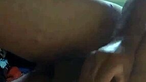 WOW, hairy amateur pussy explodes with massive Brazilian cumshot load!