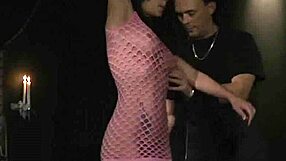 Redhead's bound ass whipped brutally in garage punishment bondage