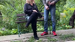 mother in law takes full control with her curvy hairy body in pantyhose heels