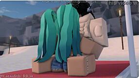 Brazilian Miku Fucked Doggystyle Cowgirl Deepthroat on Beach