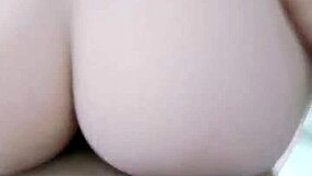 curvy mexican wife moans riding huge cock missionary with wet shaved pussy