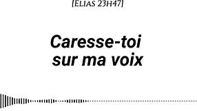 caresse-toi sur ma voix d'homme asmr érotique instructions doigtage fantasme sensuel ??