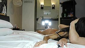 sexy latina teen babe in casting spreads natural tits for hot amateur fun