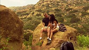 black milf dee fucked outdoors by seth dickens cumshot facial