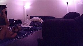 Ebony Wife Bent Over for Big Black Cock Doggystyle Pounding