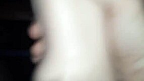 guy strokes massive long thick cock closeup view