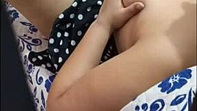 Stepdaughter caught fingering pussy needs daddy's big cock now