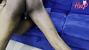 Big Ass African Milf Seduces Landlord with Ebony Cowgirl Creampie Ride