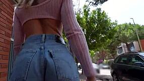 Petite Angie Lynx craves outdoor public anal from Papi Rodriguez POV