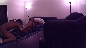 Ebony Wife Bent Over for Big Black Cock Doggystyle Pounding