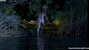 sabine petzl bares her big tits in kommissar rex summer scene