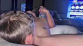 i'm squirming with this purple toy inside, grabbing nipples, lighting cig after monster drinks... wanna play?