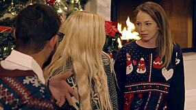 three shaved bunny stepsisters make him the luckiest guy around