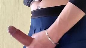 wanna stroke this huge cock close up outdoors quickie style?