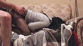 Louis Rides Daddy's Huge Cock to Dripping Orgasm in Passionate Interracial Fuck