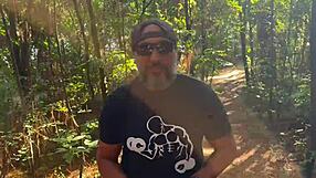 Deep in woods she strips naked huge ass perky nymph tits everywhere