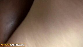 african ebony pussy stretched deep before interracial facial blast