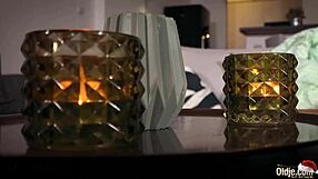 Santa rails pretty redhead teen's tight pussy bent over cowgirl