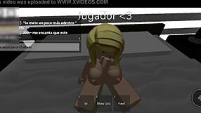 me and hot girl have fun alone in roblox world