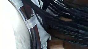 Interracial pair hooks up publicly outdoors