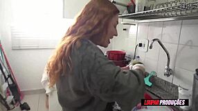 Skinny Brazilian Brunette Milf Emme White Delivers Blowjob And Takes Anal Creampie