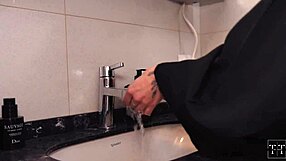 he fucked me doggystyle in the bathroom after fixing my sink