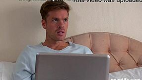 husband cuckolds wife hiding in closet