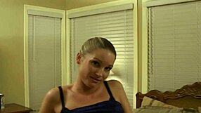 beautiful girl next door shows off her natural young tits in sexy lingerie