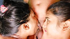 Wanna see this wife and hubby tag-team a tight slut in steamy ffm threesome?