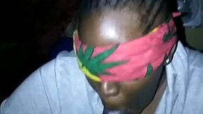 this big booty bbw drops to knees for no hands deepthroat blowjob