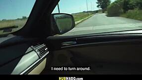 ride arranged in car? now petite tattooed euro babe bounces on monster cock cowgirl to facial 😈🍆💦