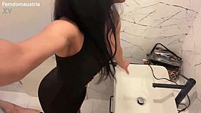 Brunette Femdom Tramples Helpless Slave in BDSM Podcast