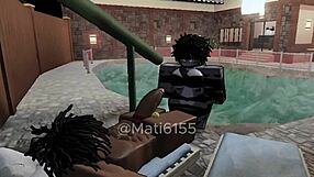 Big Black Cock Pounds Amateur Ass In Pool Then Explodes In Wild Spanish Trio Cumfest!
