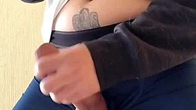 wanna stroke this huge cock close up outdoors quickie style?