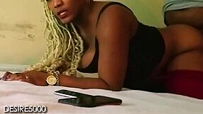 Pounding Wife Doggystyle in Bent Over Position