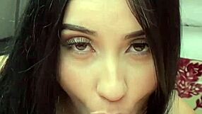 ever wonder how a busty 19yo latina handles her first pov monster cock casting?