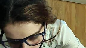 Fucked Teacher Hard And Exploded Cum All Over Her Glasses Wow!