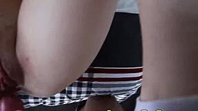 stepteen begs father-in-law for deep creampie pov pounding