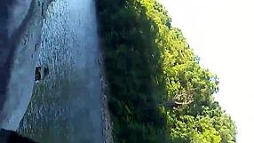 Interracial pair hooks up publicly outdoors