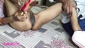 Visiting sister-in-law arrives home as brother-in-law fucks her twice in hot dirty hindi chudai session