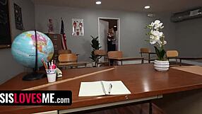 teacher wants step-sibling threesome